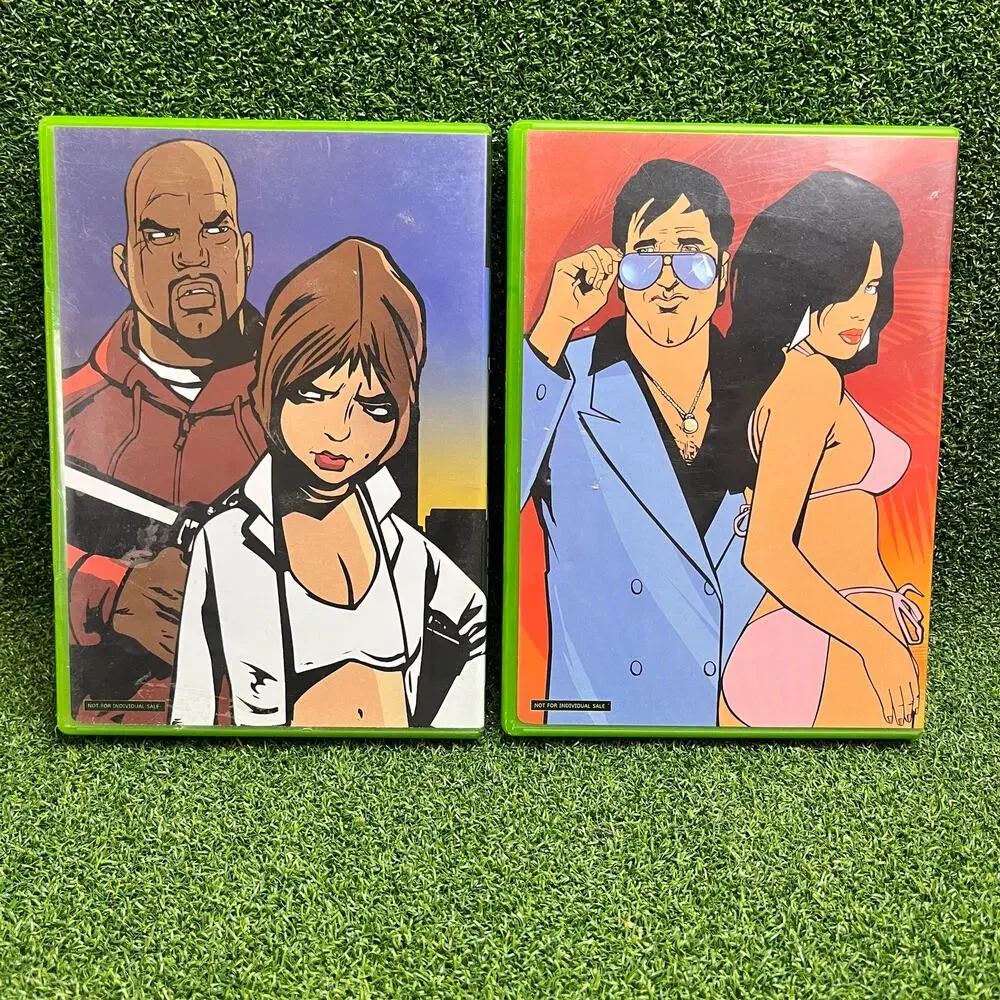 Grand Theft Auto III and Grand Theft Auto Vice City Xbox Collection No Manual